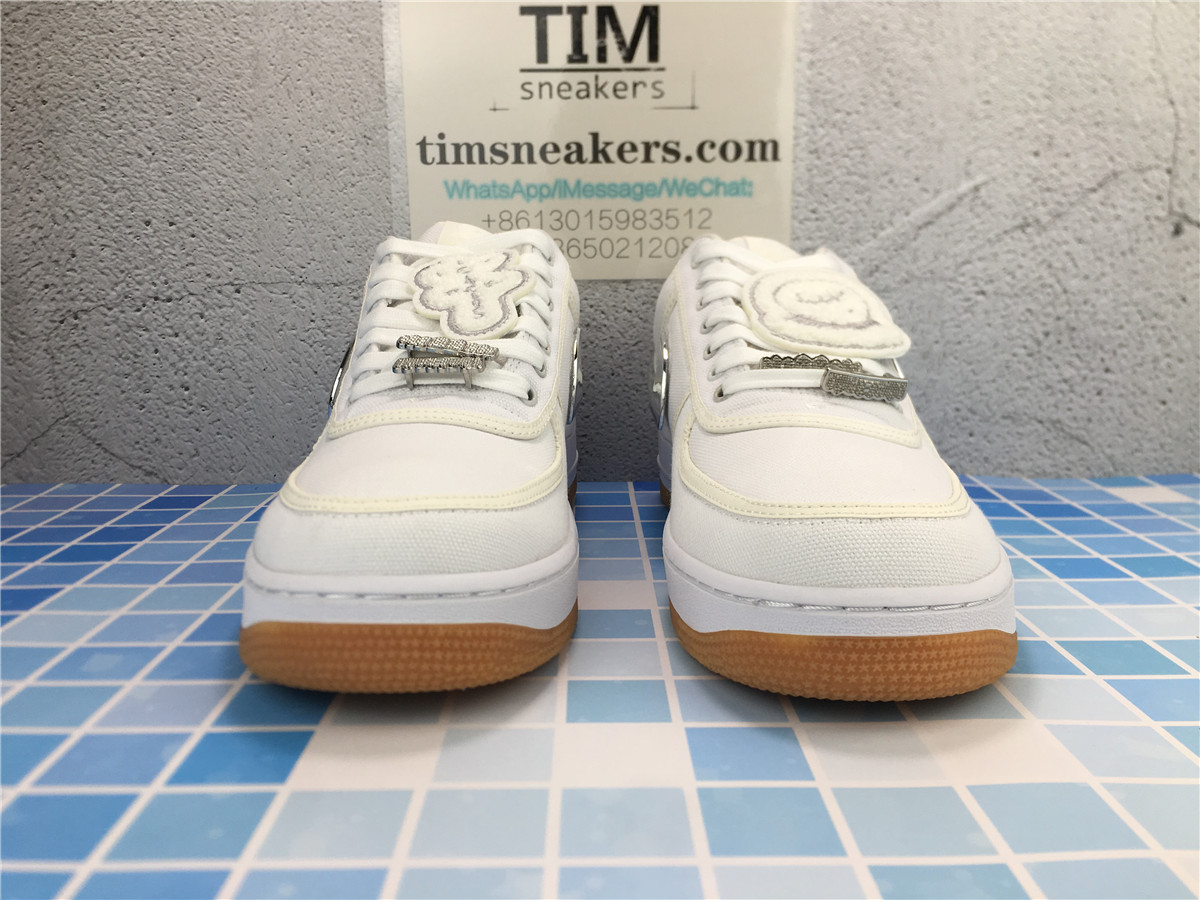 Travis Scott x Nike Air Force 1 Low Travis Scott-White AQ4211 10